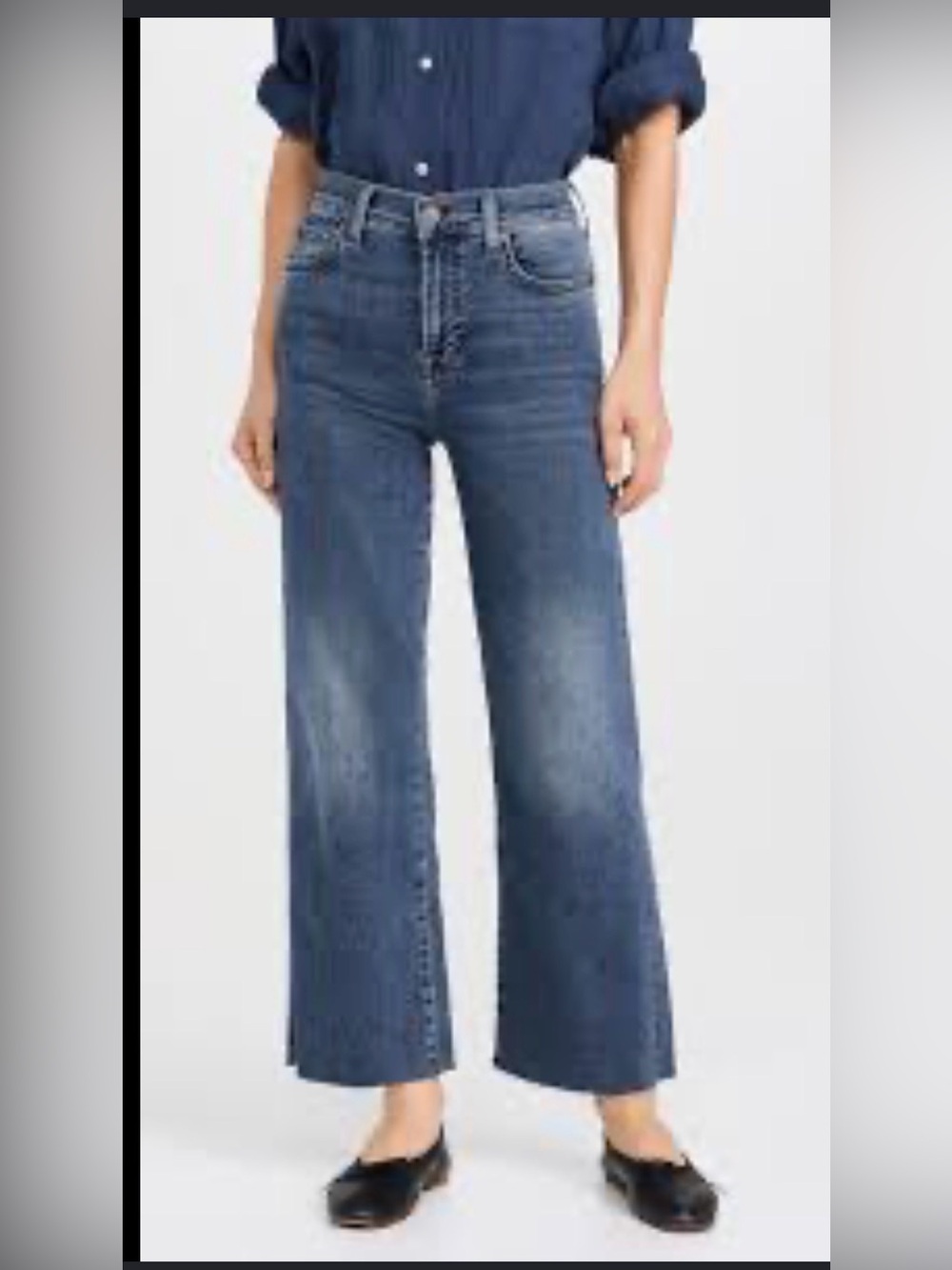 7 for all mankind Cropped Alexa Jeans with Raw Cut Hem size 27